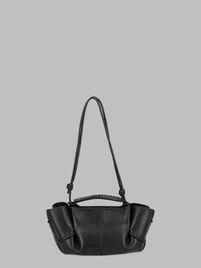 Hereu Arta Lambskin Leather Bag In Black
