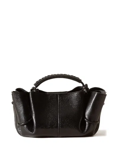 Hereu Arta Mini Leather Handbag In Black