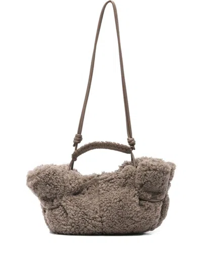 HEREU HEREU ARTA MINI SHEARLING TOTE