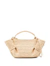 Hereu Arta Rafia Mini Handbag In Neutral