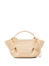 Hereu Arta Rafia Mini Handbag In Neutral