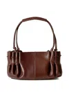 Hereu Women Arta Leather Shoulder Bag In Brown