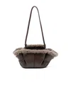 Hereu Women Arta Mini Leather Handbag In Brown
