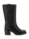 Hereu Aumandra 65mm Leather Boots In Black