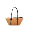 Hereu Forna Braided Handle Shoulder Bag In Brown