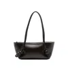 Hereu Fleca Knot-detail Leather Shoulder Bag In Brown