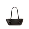 Hereu Rectangular Shoulder Bag Double Handles In Black