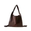 Hereu Knotted-detail Leather Shoulder Bag In Brown