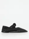 Hereu Black Llasada Supple Shiny Ballerina Flats