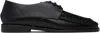 Hereu Black Alaro Lace-up Derbys In Black