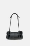 Hereu Pleated Shoulder Bag In Black