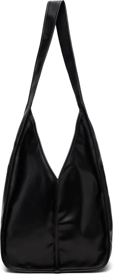 Hereu Black Calella Crossbody Bag