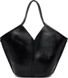 Hereu Black Calella Distressed Tote In Black