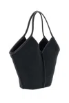Hereu Calella Leather-trim Tote Bag In Black