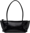 Hereu Structured Shoulder Bag Knotted Handle Detail In Black