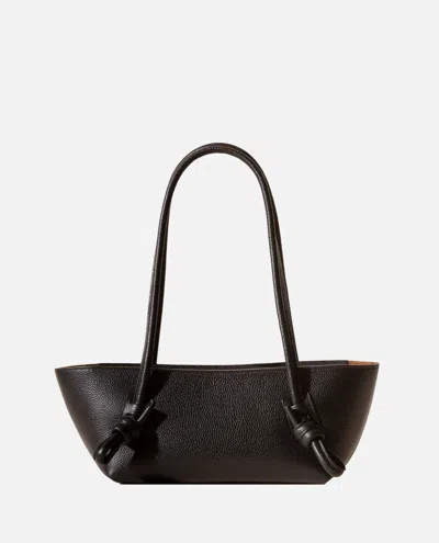 HEREU BLACK FLECA SHOULDER BAG