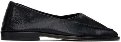 Hereu Black Juliol Winter Supple Shiny Ballerina Flats