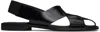 Hereu Blck Llano Sandals In Black