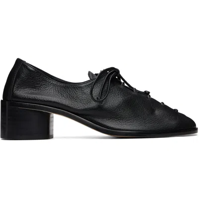 Hereu Black Plegada Heeled Heels