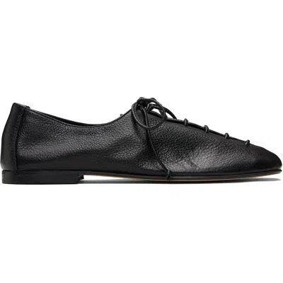 Hereu Black Plegada Shiny Oxfords