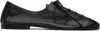 Hereu Square Toe Flats In Black