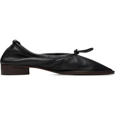Hereu ブラック Puntera R Mid バレエシューズ In Black