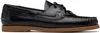 Hereu Black Saler Nautic Loafers In Black
