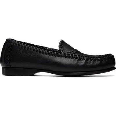 Hereu Black Sastre Supple Shiny Loafers