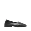 Hereu Round Toe Flat Shoes In Black