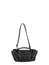 Hereu Sleek Mini Shoulder Bag With Structured Silhouette In Black