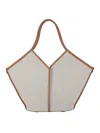 Hereu Canvas Tote Bag In White