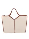 Hereu Classic Open Top Tote In White