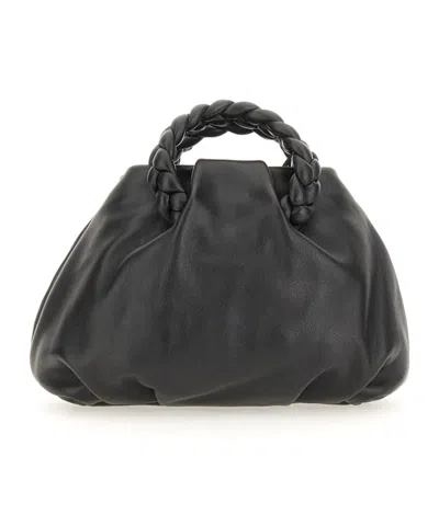 Hereu Bombon Braid Detailed Small Crossbody Bag In Black