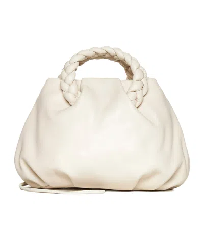 Hereu Bombon Braid Detailed Small Crossbody Bag In Cream