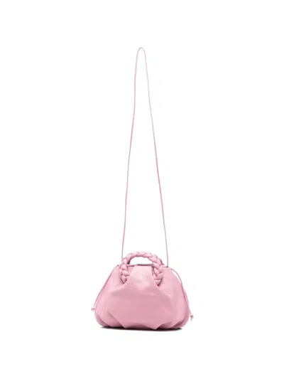 Hereu Bombon Braided-handle Mini Bag In Pink