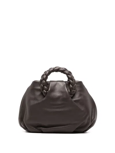 Hereu Bombon Leather Handbag In Brown