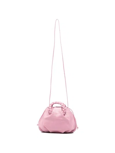 Hereu Bombon Leather Handbag In Pink