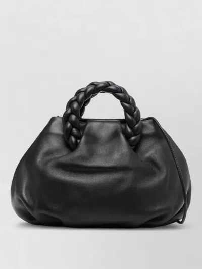 Hereu Bombon Leather Mini Bag Braided Handles