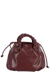 Hereu Bombon M Supple Shiny Bag In Black