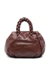 Hereu Women Bombon Medium Leather Handbag In Brown