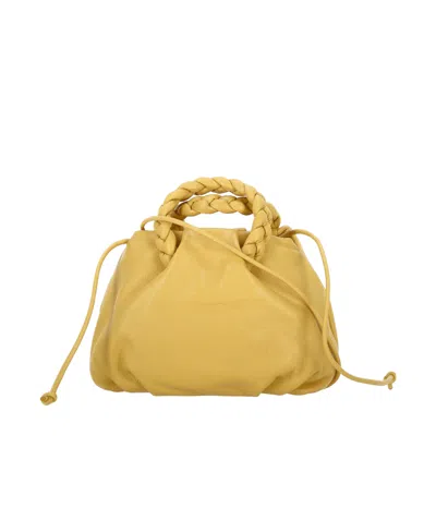 Hereu Bombon Medium Top Handle Bag In Gold
