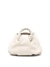 Hereu Bombon Small Leather Handbag In Sand