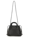 Hereu Stylish Shoulder Bag Braided Handles In Black