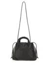 Hereu Stylish Shoulder Bag Braided Handles In Black
