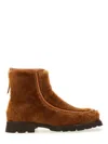 Hereu Armenta Shearling Ankle Boots In Brown