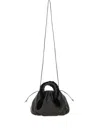 Hereu Braided Handle Shoulder Bag In Black