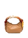 Hereu Braided Handle Shoulder Bag In Neutral
