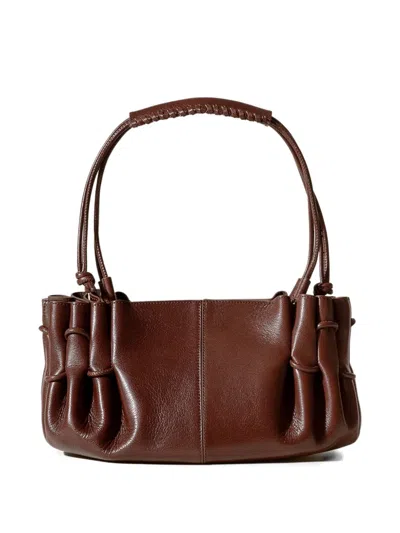Hereu Braided-handle Shoulder Bag In Brown