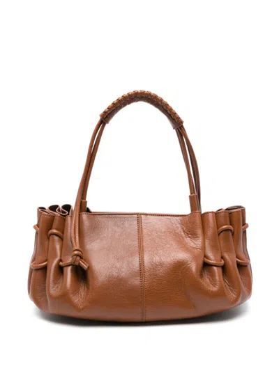 Hereu Brown Arta Medium Shoulder Bag