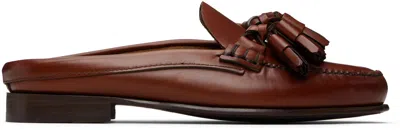 Hereu Brown Borlada Slip-on Loafers In Multi